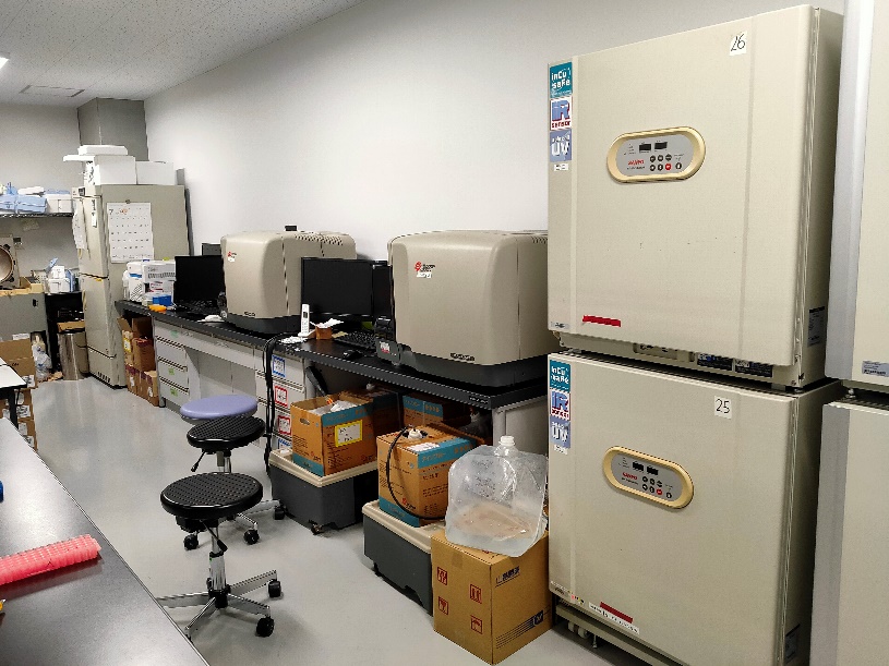 P2実験室（607号室）の内部